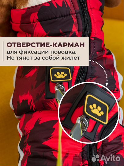 Жилетка для средних собак