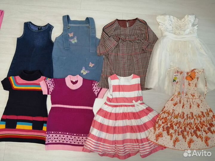 Одежда для девочки 98 104 пакетом бренды