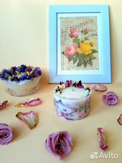 Ароматизированные свечи ручной работы