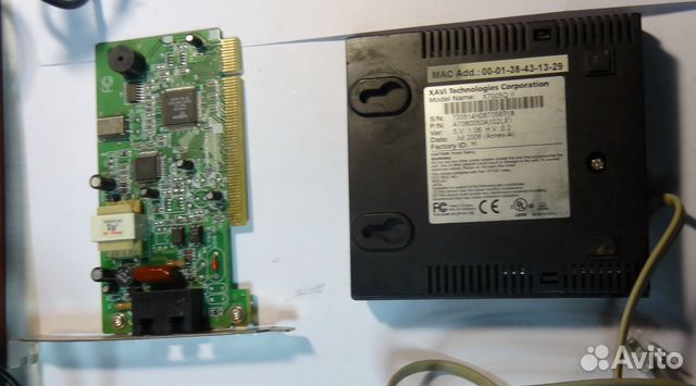 Modem PCI и USB антиквар телефо линий хор сост бу