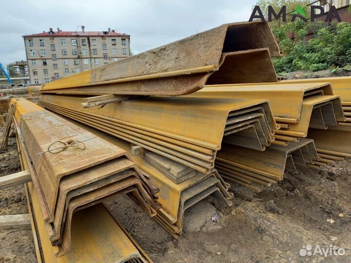 Шпунт Ларсена GU-22N Б/у. Статическое вдавливание