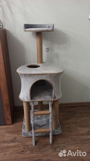 Когтеточка домик для кошки новый