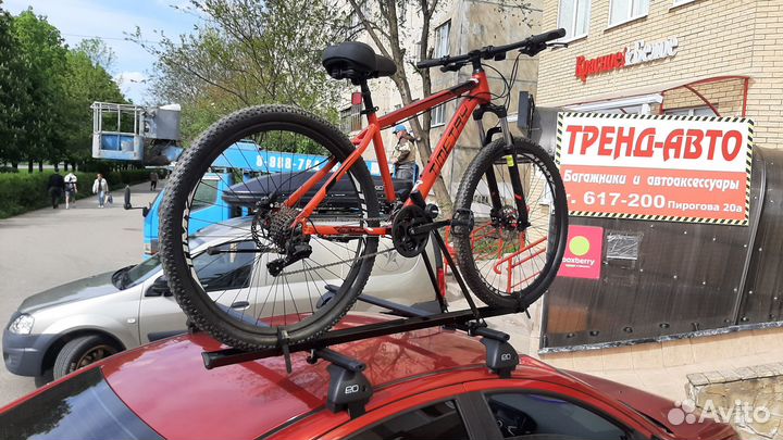 Велобагажник на крышу авто сталь