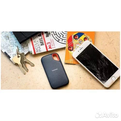 Внешний SSD SanDisk Extreme Portable 2Tb новый