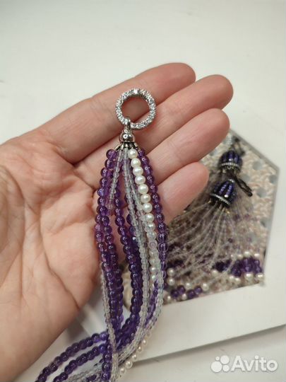 Комплект украшений серьги и браслет