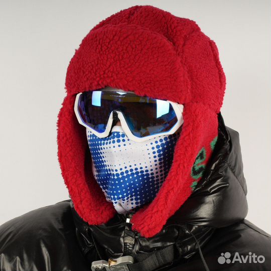 Шапка ушанка supreme