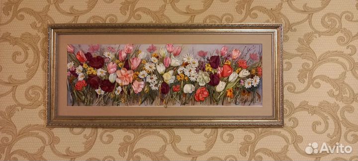 Картина из лент