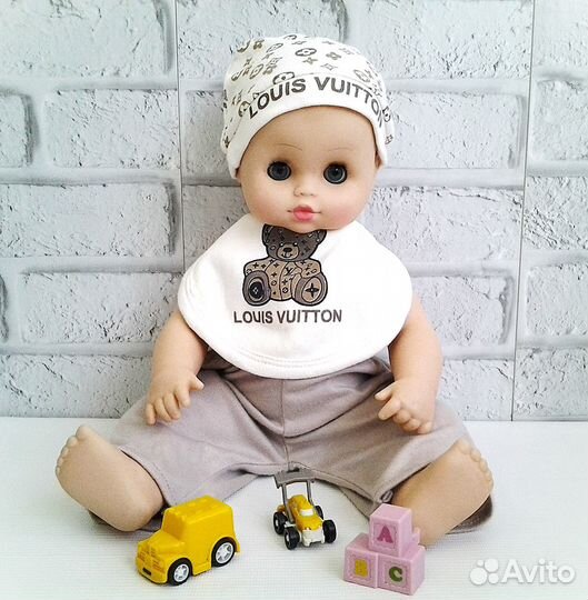 Кукла пупс 38 см с коляской
