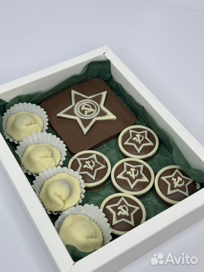 Шоколад ручной работы на 23 февраля