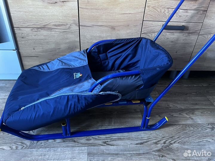 Санки сидячие с чехлом