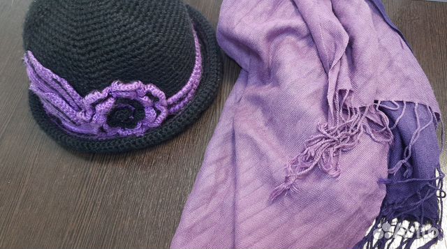 Шляпка вязанная ручной работы