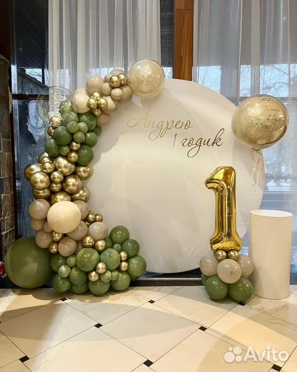 Фотозона из шаров/ фотозона из цветов