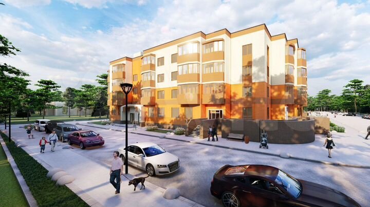 1-к. квартира, 40 м², 4/5 эт.