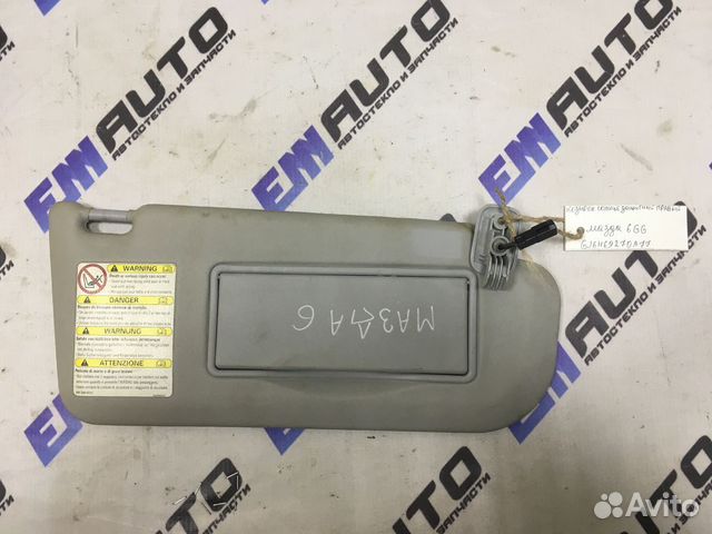 Козырек солнцезащитный правый Мазда 6 GG