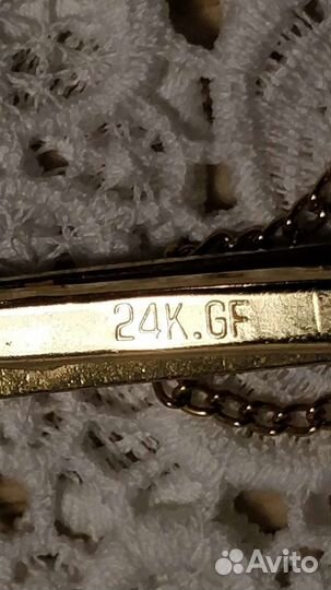 Зажим для галстука 24K.GF винтаж