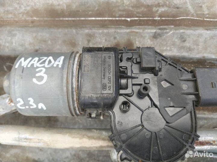 Трапеция дворников Mazda 3, 2004г