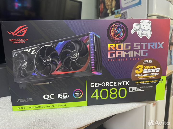 RTX 4080 super. strix white, vulkan aorus