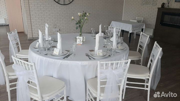 Банты на стулья из фатина