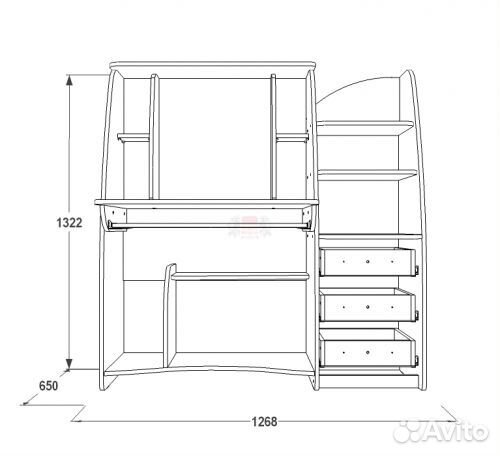 Компьютерный стол новый