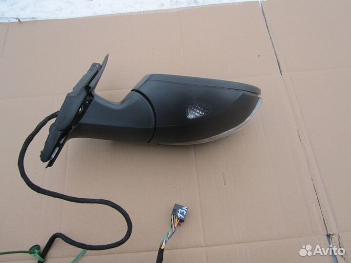 Зеркало правое 13 кон Volkswagen Passat B7 2011-15