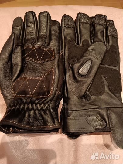 Мотоперчатки кожаные