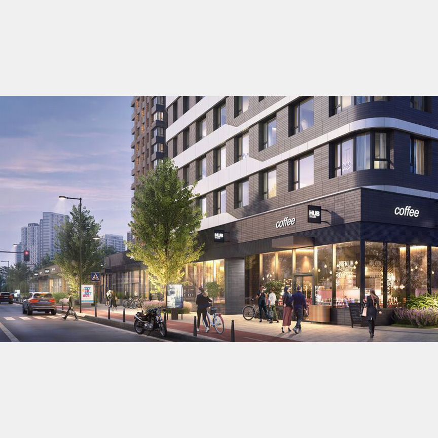 Апартаменты-студия, 41,5 м², 1/11 эт.