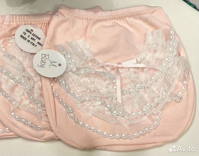 Трусики с кружевом для девочки Safer baby Италия