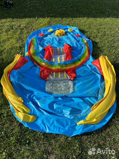 Надувной детский бассейн intex