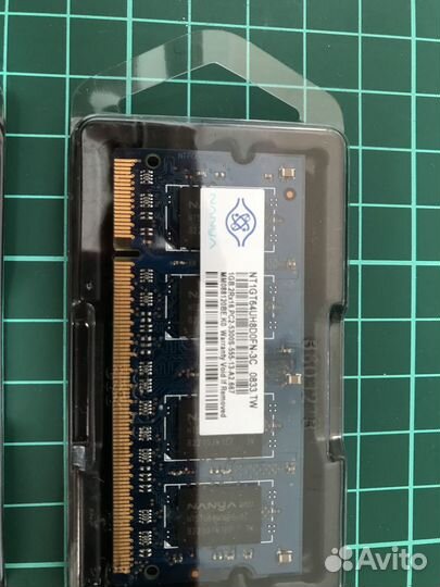 2 шт. Оперативная память SO-dimm 1GB PC2 5300