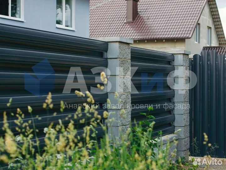 Штакетник металлический от изготовителя