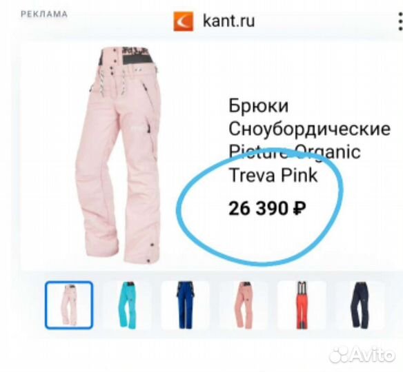 Штаны женские сноубордические