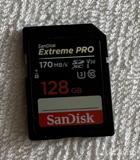 Карта памяти sdxc SanDisk 128GB
