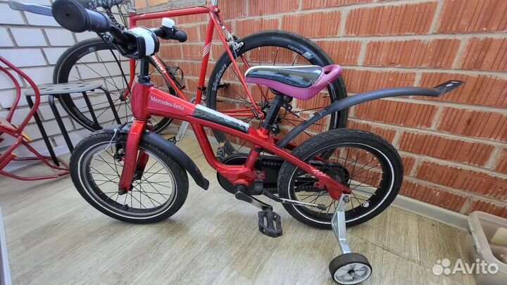 Детский велосипед Mercedes-Benz Kids Bike cherry