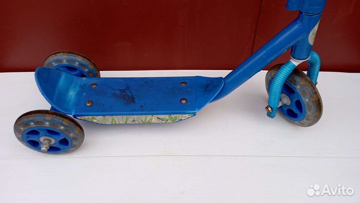 Самокат детский трехколесный б/у