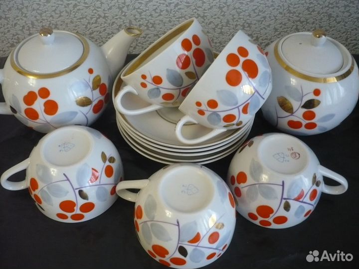 Чайный сервиз-СССР-Вербилки