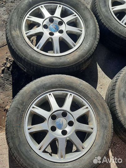 Литые диски r15 и резина