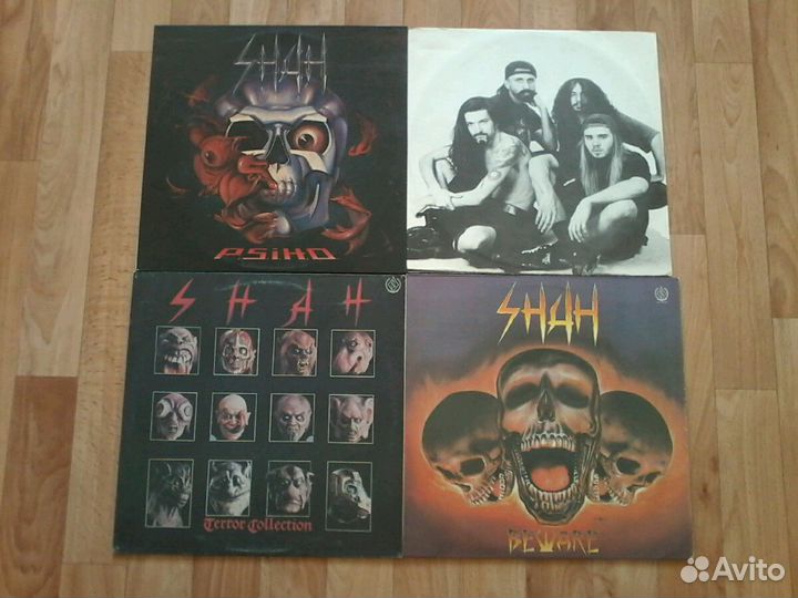 Пластинки Metallica, Iron Maiden, Мастер, Шах, Пар