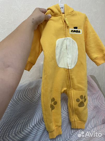 Комбинезон демисезонный зимний трансформер 74-80