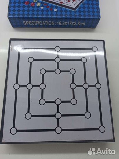 Шахматы нарды шашки 3 в 1