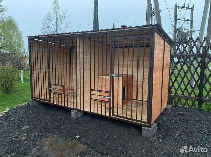Вольер для собак под ключ