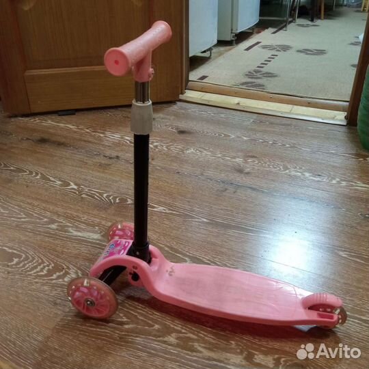 Самокат детский трехколесный складной