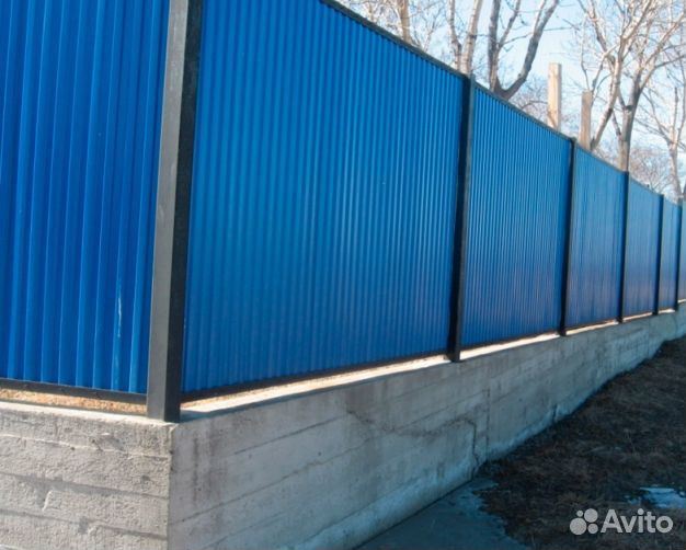 Профнастил для забора 2х1,2м 0,4мм