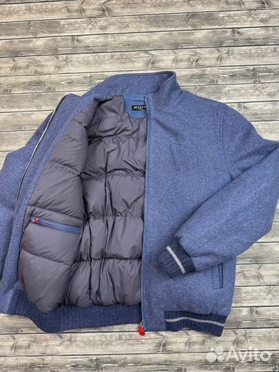 Кашемировый бомбер мужской kiton