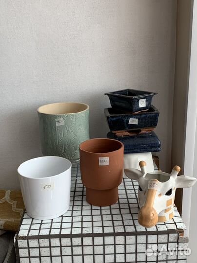 Керамические горшки для цветов