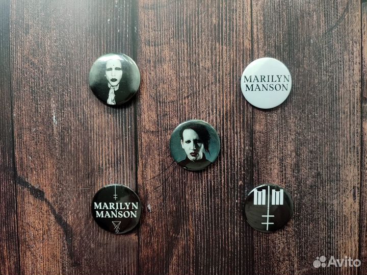 Значки Marilyn Manson