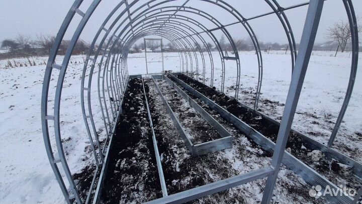 Теплица поликарбонат 3*4