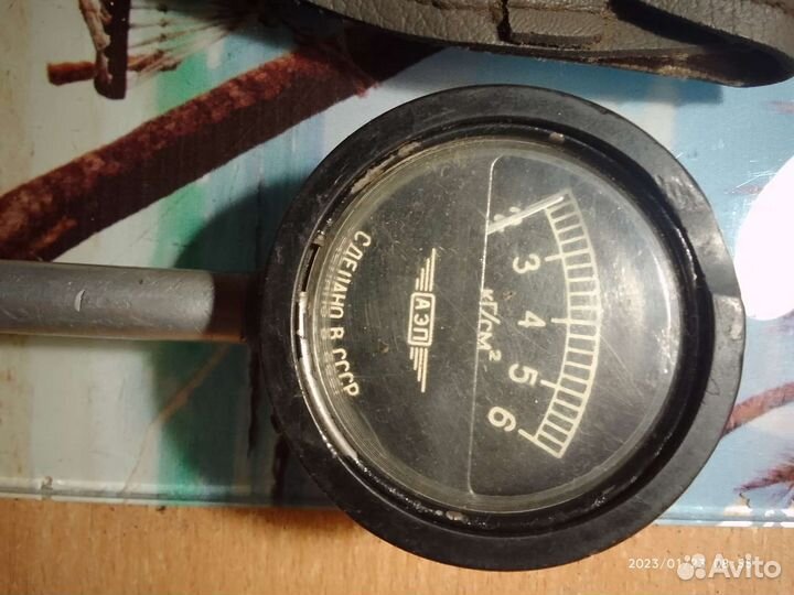 Манометр для шин большой