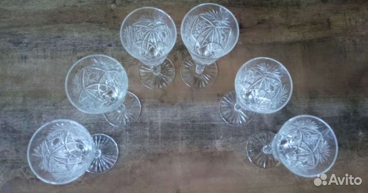 Хрустальные бокалы СССР