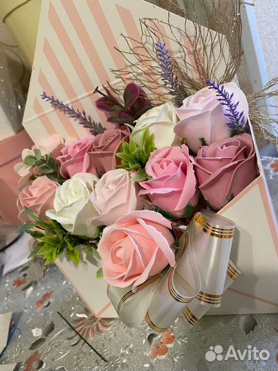 Мыльные розы,подарок на праздник