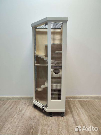 Клетка, витрина, вольер для шиншилл, дегу, белок